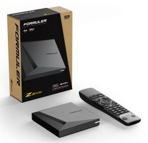 Formuler Z11 Pro Max IPTV Set-Top Box with Remote Control and Packaging